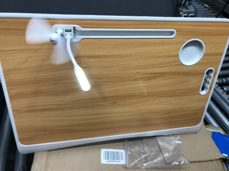 Photo 1 of laptop stand with usb and cup holder