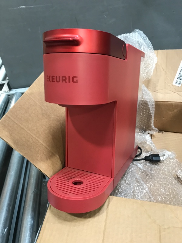 Photo 2 of (Used) Keurig K-Slim Coffee Maker, Single Serve K-Cup Pod Coffee Brewer, Multistream Technology, Scarlet Red

