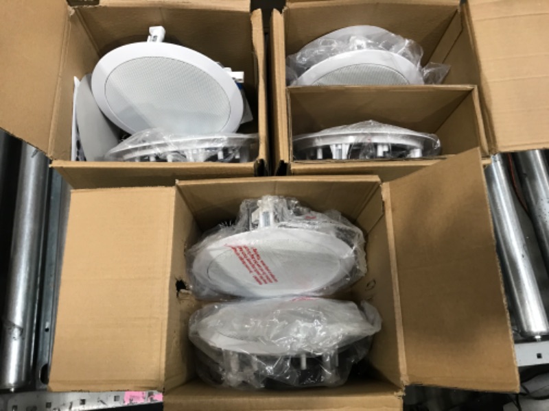 Photo 1 of Acoustic Audio HD-6 In Ceiling 6.5" Speakers Home Theater Surround Sound 3 Pair Pack