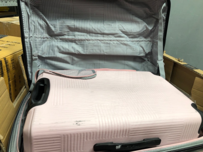 Photo 7 of American Tourister Stratum XLT Expandable Hardside Luggage with Spinner Wheels, Pink Blush, 3-Piece Set (20/24/28) 3-Piece Set (20/24/28) Pink Blush