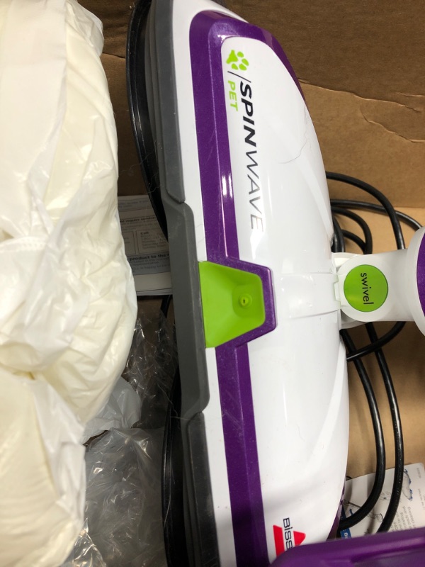 Photo 1 of Bissell SpinWave PET Hard Floor Spin Mop, 20399 16"L x 7.9"W x 26.7"H
