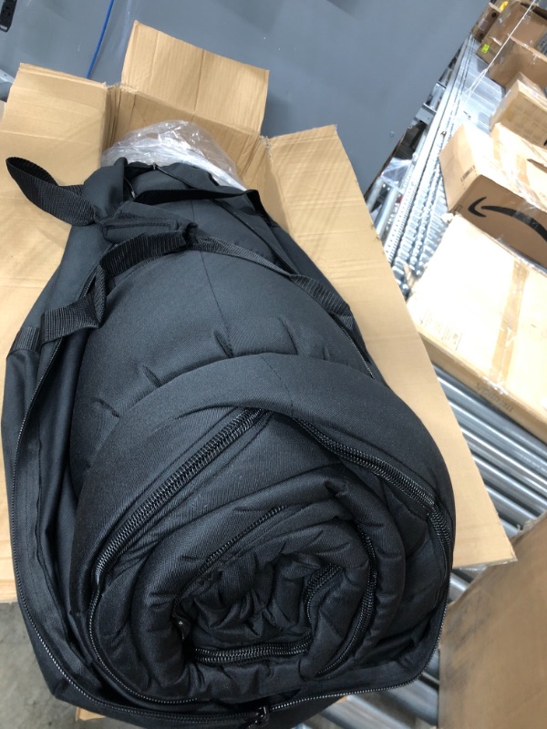 Photo 2 of TETON Sports Deer Hunter Sleeping Bag, Warm and Comfortable Sleeping Bag Great for Camping Even in Cold Seasons 90" x 39" - Left Zip Black (-35F)