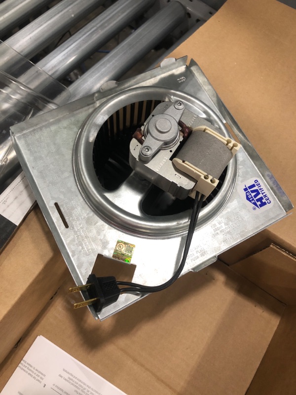 Photo 3 of BROAN-NuTone QK60S Broan Bathroom Ventilation Grille Upgrade QuickKit, 2.5 Sones, 60 CFM Fan Motor, White Upgrade Kit 2.0