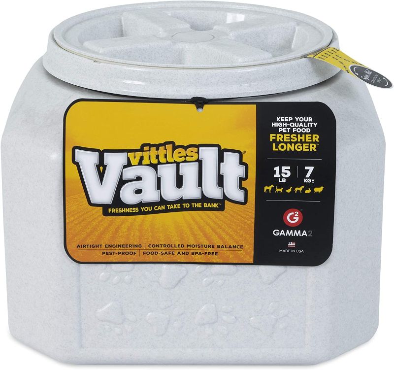 Photo 1 of GAMMA2 Vittles Vault Outback Airtight Pet Food Container 15lb 12" x 12" x 9.8"	
