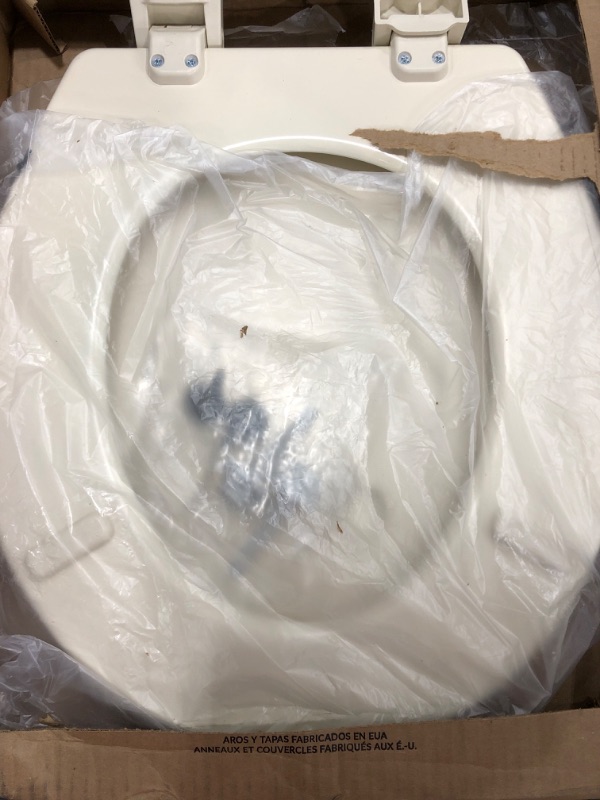 Photo 1 of 
Bemis 500EC 146 Toilet Seat with Easy Clean & Change Hinges, Round, Durable Enameled Wood, Almond
