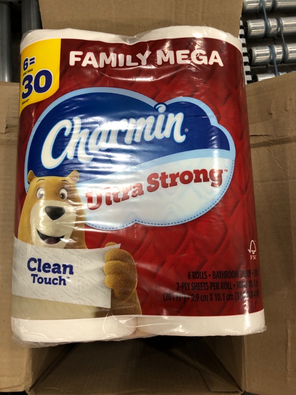 Photo 3 of Charmin Ultra Strong Clean Touch Toilet Paper, 18 Family Mega Rolls = 90 Regular Rolls