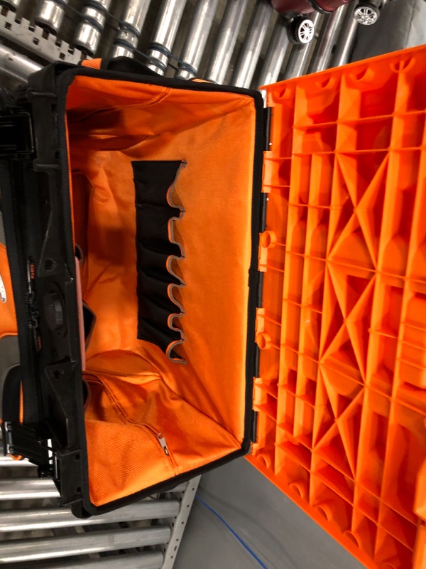 Photo 1 of  Tools
Tradesman Pro Tool Master Rolling Tool Bag, 19 Pockets, 22-Inch
