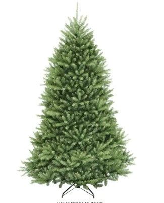 Photo 1 of 7.5 ft. Dunhill Fir Hinged Artificial Christmas Tree
