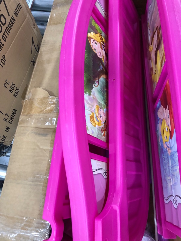 Photo 1 of Delta Children Disney Princess Plastic Toddler Bed
