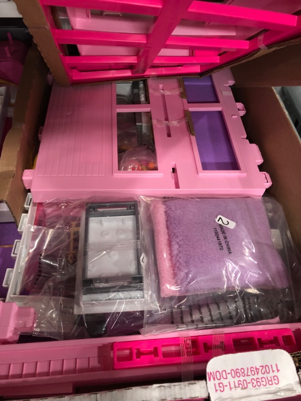 Photo 1 of Barbie Dreamhouse Doll House Playset Barbie House with 75+ Accesssories Wheelchair Accessible Elevator Pool, Slide and Furniture
