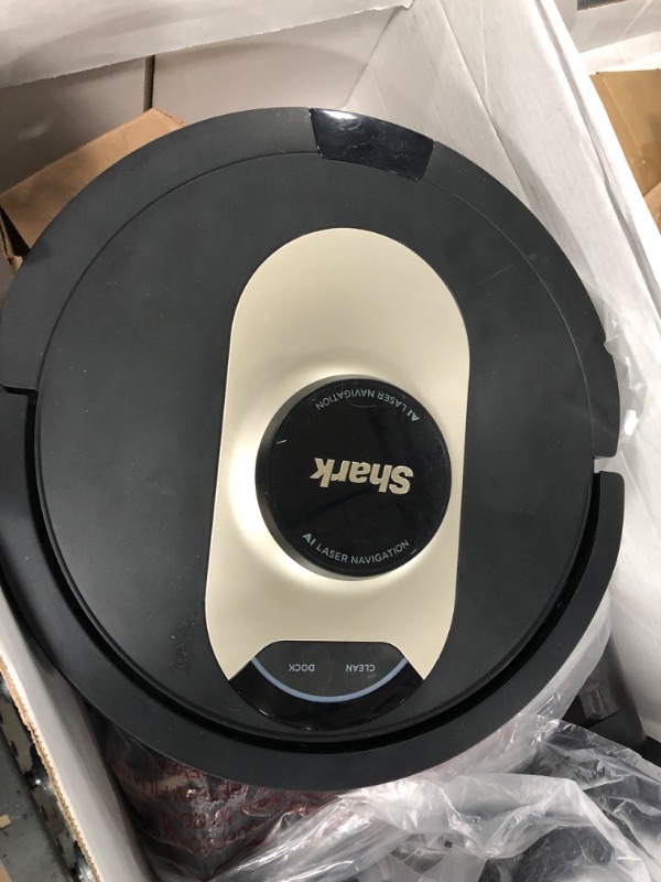 Photo 7 of Shark AV2501AE AI Robot Vacuum with XL HEPA Self-Empty Base, Bagless, 60-Day Capacity, LIDAR Navigation, Perfect for Pet Hair, Compatible with Alexa, Wi-Fi Connected, Carpet & Hard Floor, Black
