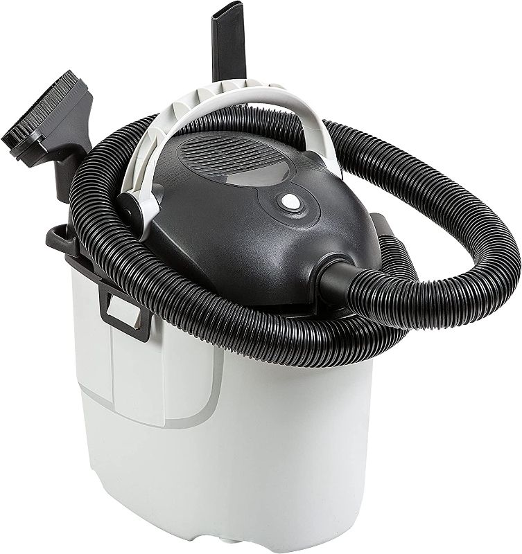 Photo 1 of Amazon Basics 2.5-Gallon 2 HP Wet/Dry Vacuum, Grey
