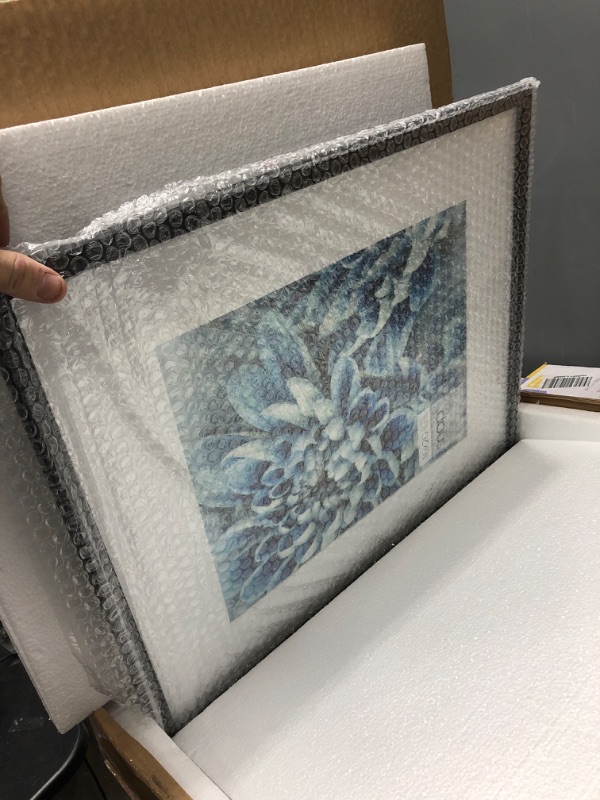 Photo 1 of Snap 16x20 Black Wall Picture Frame with Single White Mat For 11x14 Picture
