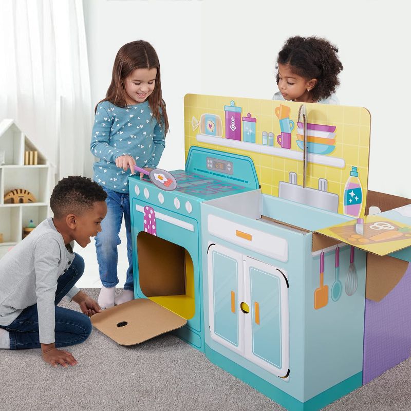 Photo 1 of Pop2Play Nursery / Toddler Kitchen Playset – 2-in-1 Nursery and Kids Pretend Play Kitchen
