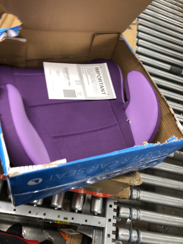 Photo 2 of Cosco Topside Booster Car Seat - Easy to Move, Lightweight Design (Grape), 1 Count (Pack of 1)
