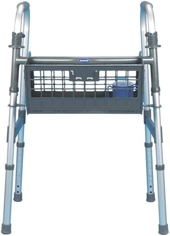 Photo 1 of Duro-Med No-Wire Walker Basket, Grey
