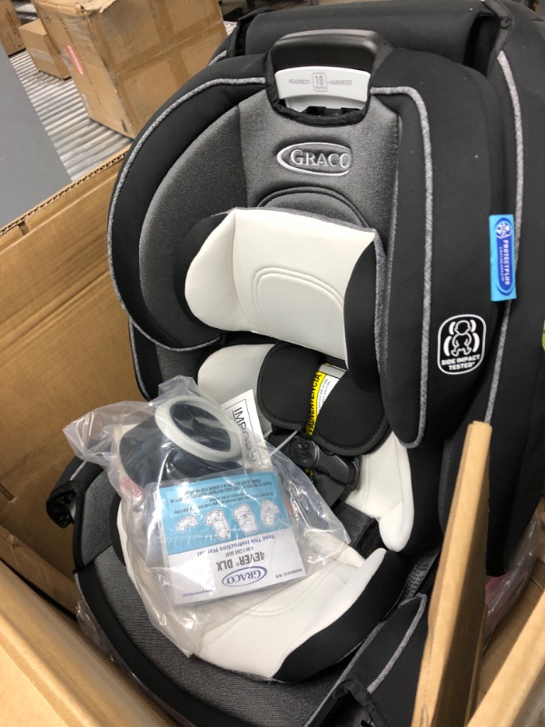 Photo 4 of Graco 4Ever DLX 4 in 1 Car Seat, Infant to Toddler Car Seat, with 10 Years of Use, Fairmont , 20x21.5x24 Inch (Pack of 1) DLX Fairmont