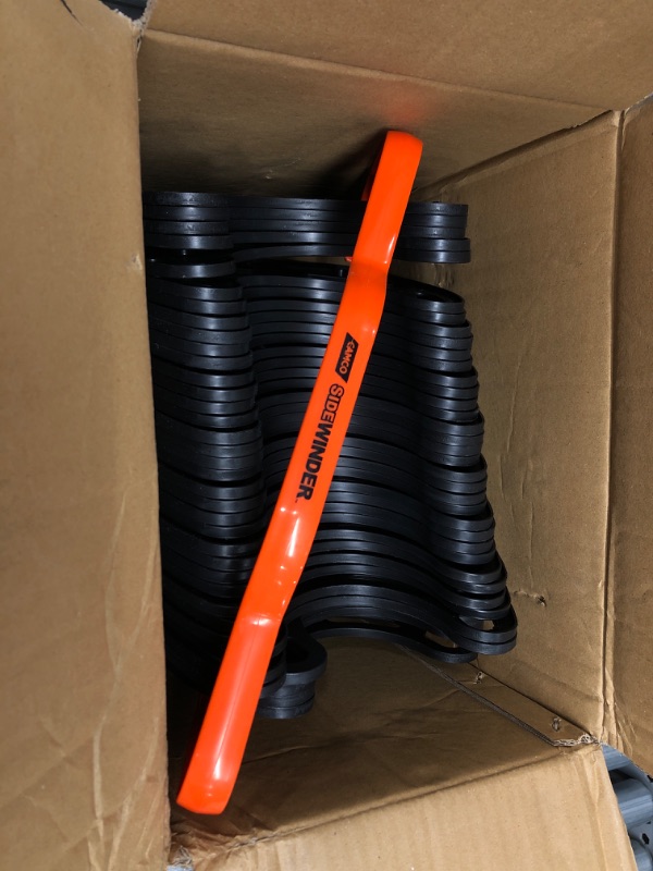 Photo 2 of Camco Sidewinder RV Sewer Hose Support | Features a Lightweight, Flexible, and Durable Frame | Curve Around Obstacles | 10 Feet | Black (43031)
