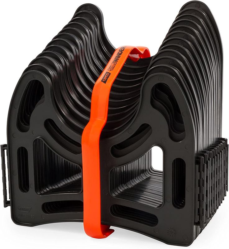 Photo 1 of Camco Sidewinder RV Sewer Hose Support | Features a Lightweight, Flexible, and Durable Frame | Curve Around Obstacles | 10 Feet | Black (43031)
