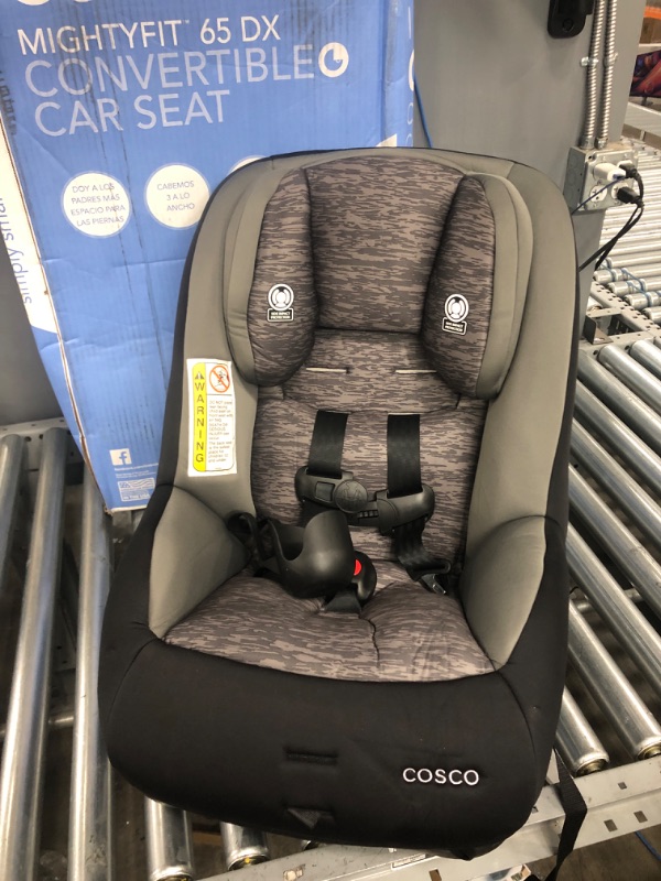 Photo 2 of Cosco Mighty Fit 65 DX Convertible Car Seat (Heather Onyx Gray)