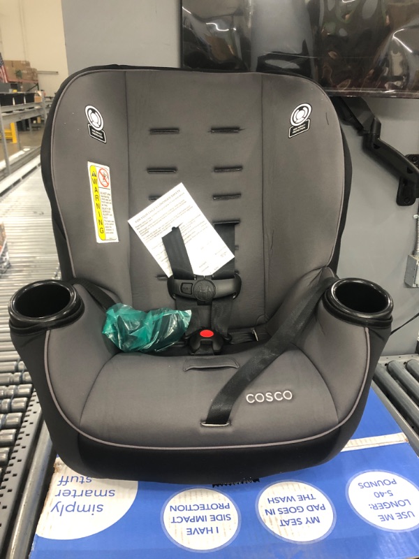 Photo 2 of Cosco Onlook 2-in-1 Convertible Car Seat, Rear-Facing 5-40 pounds and Forward-Facing 22-40 pounds and up to 43 inches, Black Arrows