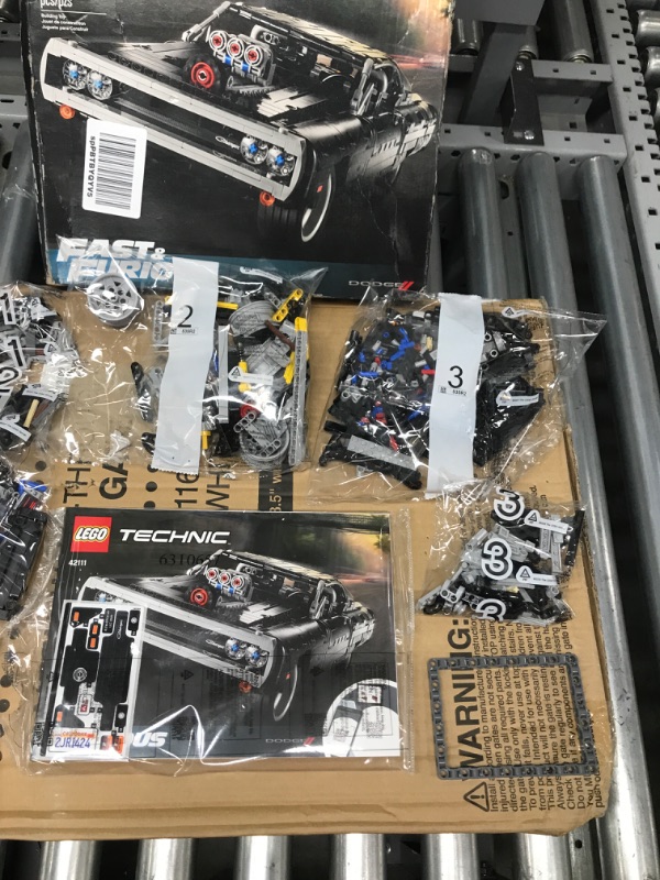 Photo 4 of LEGO Technic Dom's Dodge Charger 42111 Building Toy Set for Kids, Boys, and Girls Ages 10+ (1,077 Pieces) Frustration-Free Packaging