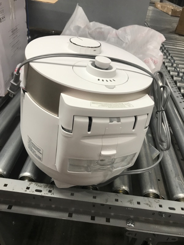 Photo 8 of CUCKOO CRP-ST1009F 10-Cup (Uncooked) Twin Pressure Rice Cooker & Warmer 12 Menu Options: High/Non-Pressure Steam & More, Made in Korea,White 10 Cup White