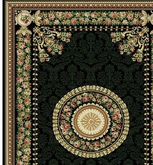 Photo 1 of 8x10 Home Dynamix Black Medallion Area Rug 11023-450 - Aprx 7' 8" x 10' 4"