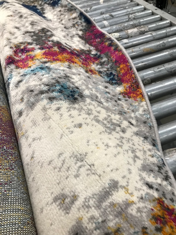 Photo 1 of 
Rugshop Sky Collection Modern Abstract Area Rug 6'-6" Multi
Size:6-6" round
Color:Multi