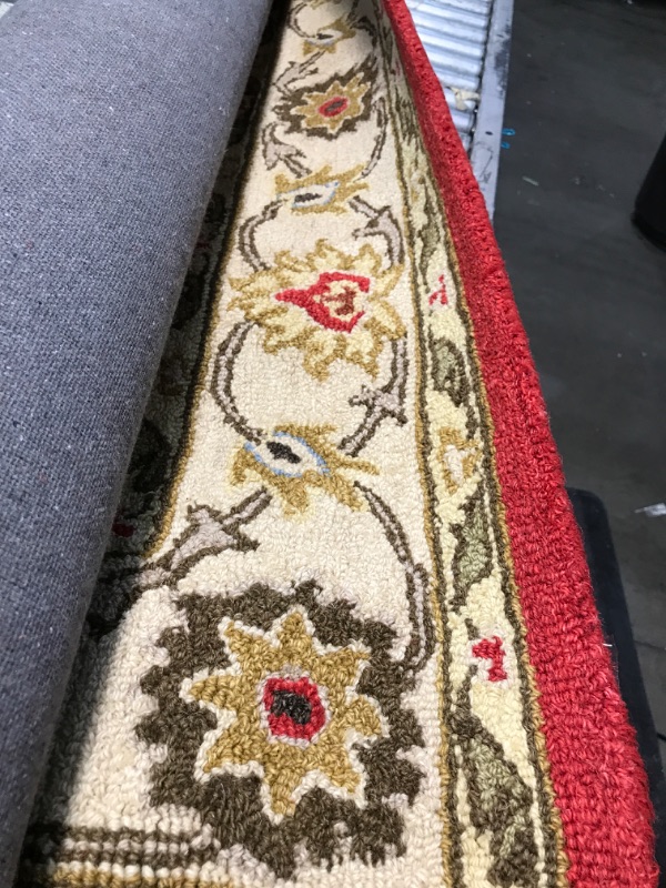 Photo 1 of 
Ottomanson Agra Collection Static Design Indoor Handmade Wool Area Rug
Color:Mahal Rust/Beige
Size:Area Rug - 5' x 7'6"