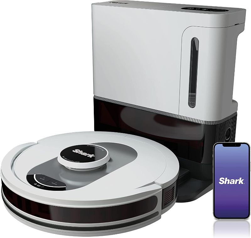 Photo 1 of 
Shark AV2511AE AI Robot Vacuum with XL Self-Empty Base, Bagless, 60-Day Capacity, LIDAR Navigation, Home Mapping, Silver & Black
Size:60-Day Capacity + 2nd Generation