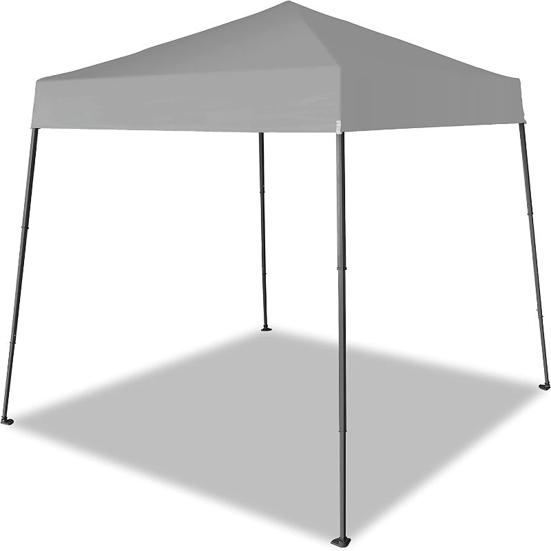 Photo 1 of 
CROWN SHADES Pop up Canopy, Base 8x8 ft, Top 6.5x6.5 ft. Slant Leg Instant Canopy Portable Backpack, Grey
Size:6.5X6.5
Color:Gray