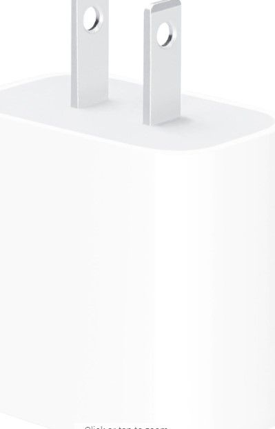 Photo 1 of Apple - 20W USB-C Power Adapter - White