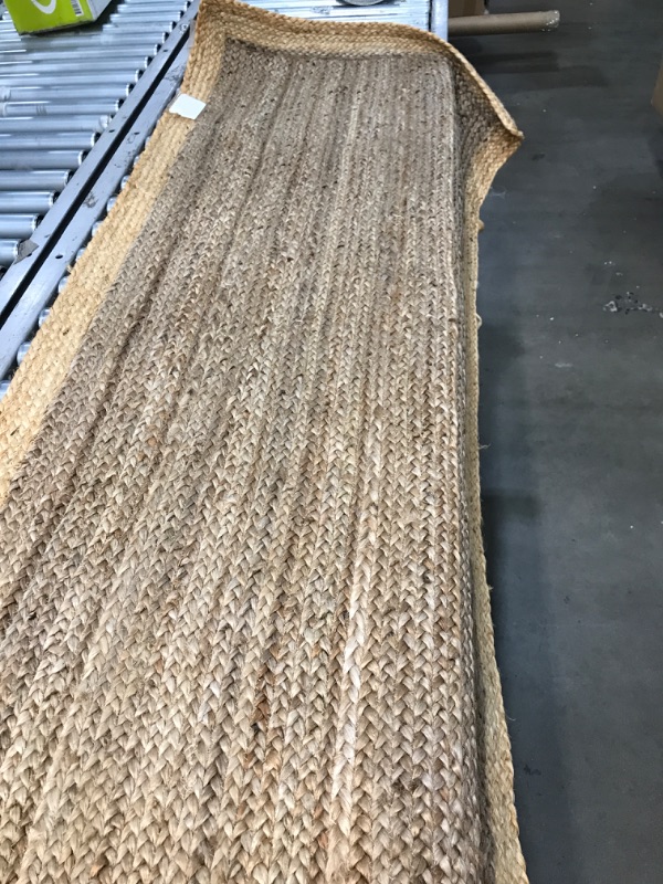 Photo 2 of 
nuLOOM Rigo Hand Woven Farmhouse Jute Runner Rug, 2' 6" x 12', Natural
Size:2' 6" x 12'
Color:Natural