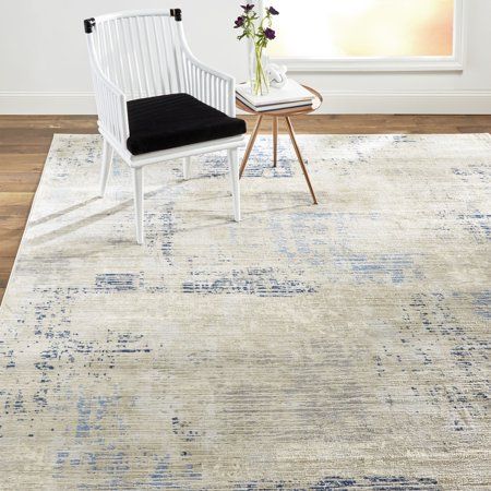 Photo 1 of  Global Rug Designs Barstow BAR02 Gray 4' x 5'4" Area Rug Home - Misc Rugs.