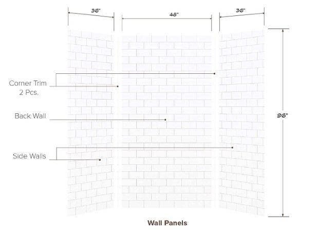 Photo 1 of ** STOCK PHOTO SIZE MEASUREMENTS DIFFERENT **  Glossy Image of white Wall paper  pa49-in X 46-in X 96-in 