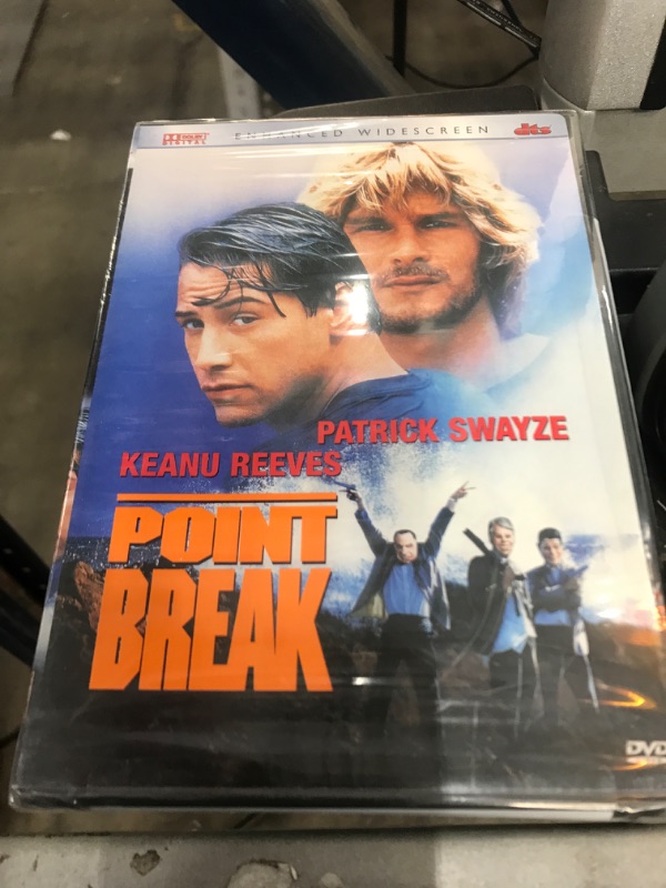 Photo 2 of Amazon.com: Point Break [DVD] : Patrick Swayze, Keanu Reeves, Gary Busey, Lori Petty, John C. McGinley, James LeGros, John Philbin, Bojesse ...