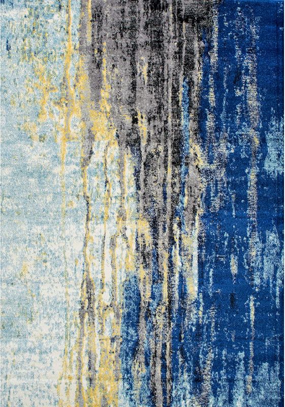 Photo 1 of 
nuLOOM Waterfall Vintage Abstract Area Rug, 8' 10" x 12', Blue
Color:Blue
Size:8' 10" x 12'