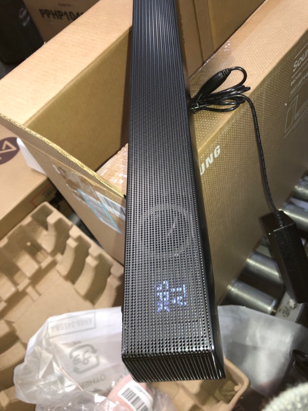 Photo 17 of SAMSUNG HW-B550/ZA 2.1ch Soundbar w/Dolby Audio, DTS Virtual:X, Bass Boosted, Subwoofer Included, Adaptive Sound Lite, Bluetooth Multi Device Connection, Wireless Surround Sound Compatible, 2022 HW-B550 Soundbar