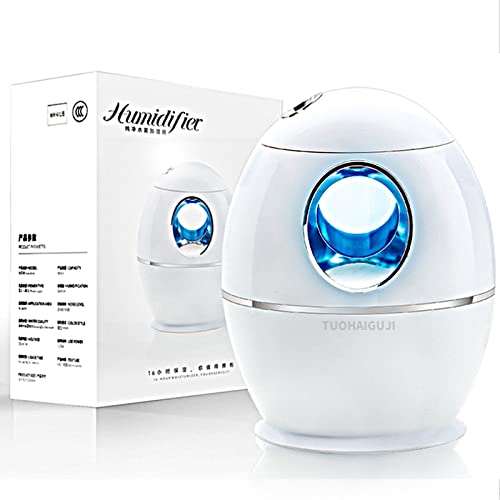 Photo 1 of HUMIDIFIER (800ML WATER TANK) BEDROOM SMALL ROOM OFFICE DESKTOP SILENT ULTRASONIC HUMIDIFIER - WITH 7 COLORS LED LIGHTS TO SEE WATER LEVEL - INDIRECT SPRINKLER
