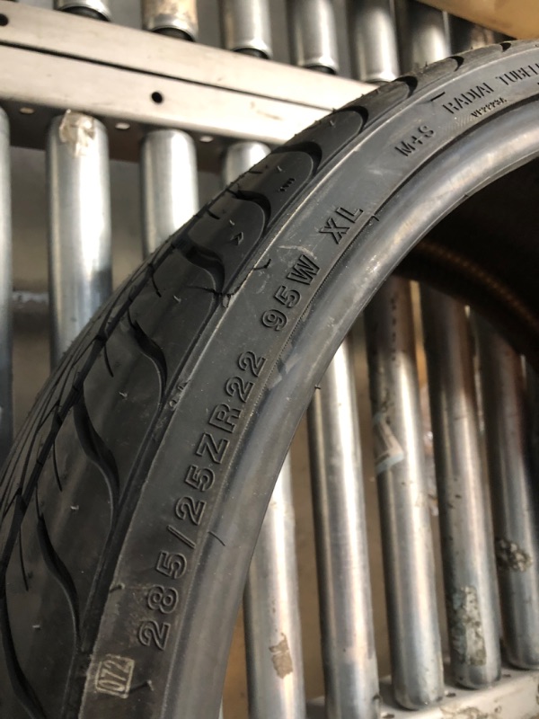 Photo 3 of ***BEAD OF TIRE DAMAGED*** Venom Power Ragnarok Zero All-Season High Performance Radial Tire-285/25R22 285/25ZR22 285/25/22 285/25-22 95W Load Range XL 4-Ply BSW Black Side Wall