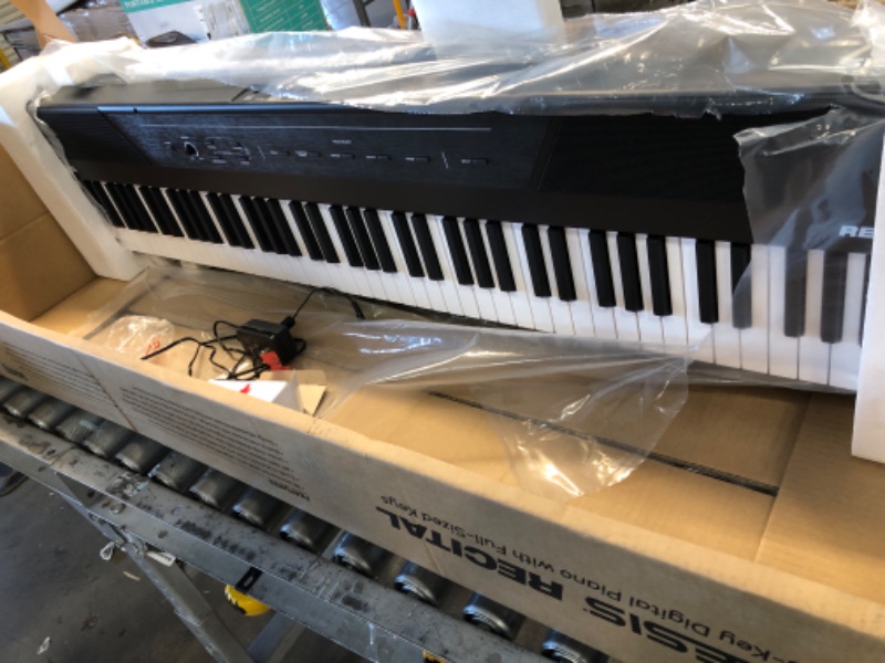 Photo 6 of Alesis Recital – 88 Key Digital Piano Keyboard with Semi Weighted Keys, 2x20W Speakers, 5 Voices, Split, Layer and Lesson Mode, FX and Piano Lessons Recital Piano Only