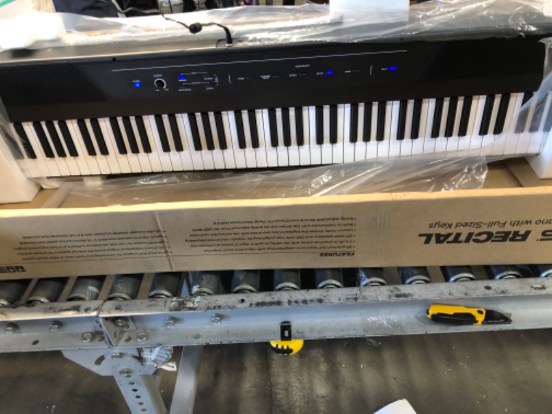 Photo 5 of Alesis Recital – 88 Key Digital Piano Keyboard with Semi Weighted Keys, 2x20W Speakers, 5 Voices, Split, Layer and Lesson Mode, FX and Piano Lessons Recital Piano Only