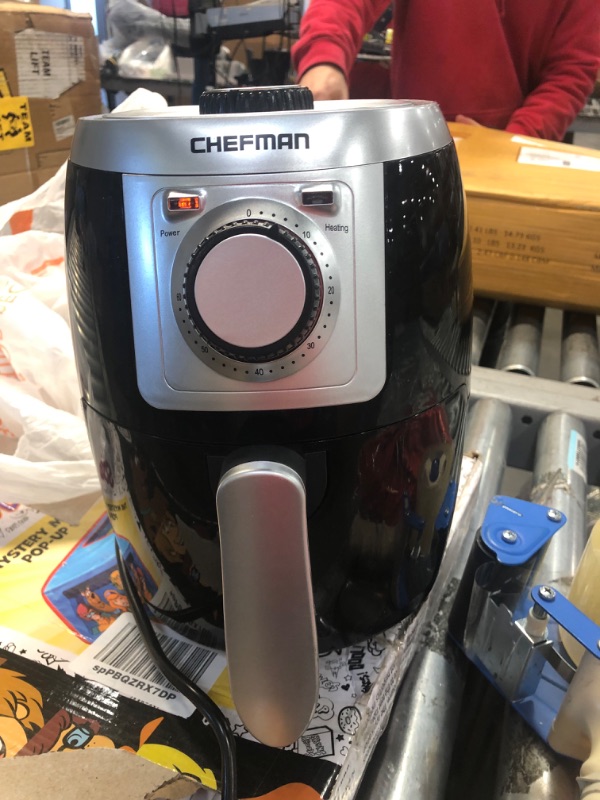 Photo 3 of 
CHEFMAN Small, Compact Air Fryer Healthy Cooking, 2 Qt, Nonstick, User Friendly and Adjustable Temperature Control w/ 60 Minute Timer & Auto Shutoff,...