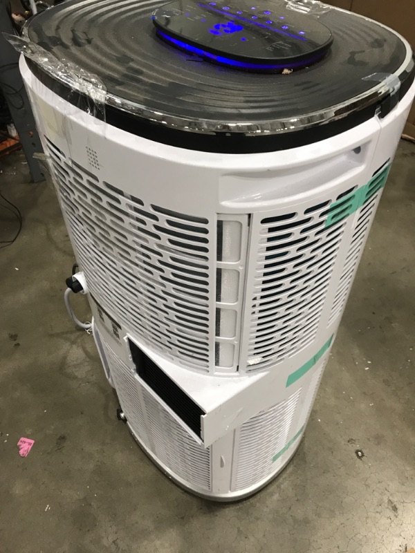 Photo 5 of (CRACKED/DAMAGE FRONT/POWER PANEL) COLZER Portable Air Conditioners 14,000 BTU Portable AC Unit 4-in-1 Air Conditioner Portable for Room up to 500 Sq. Ft. Large, Mobile Cooler with Remote Control
