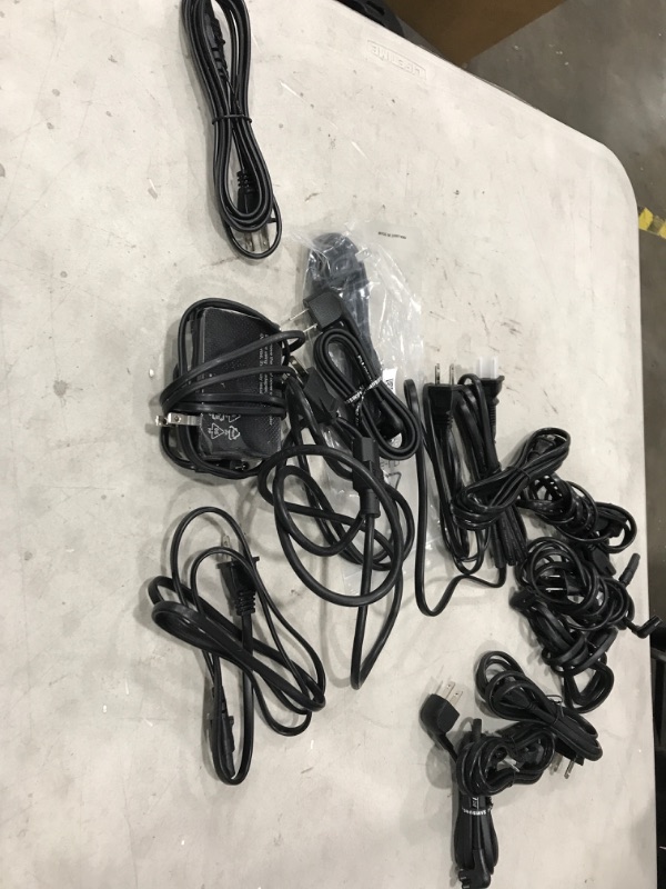 Photo 1 of MIXED BUNDLE OF TV POWER CORDS**SET OF 15**MIXED TYPES**