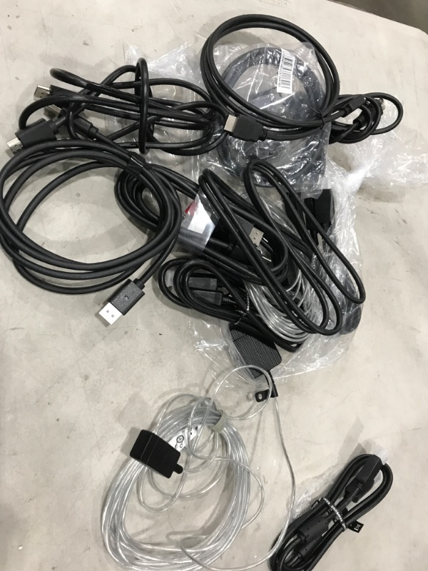 Photo 1 of MIXED BUNDLE OF TV DISPLAY CORDS**SET OF 12**MIXED TYPES**