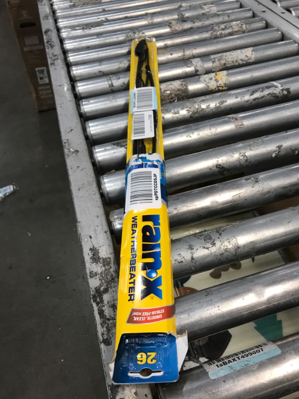 Photo 1 of Rain-X RX30226 WeatherBeater All-Season OEM Quality Conventional Windshield Wiper Blade - 26" (Pack of 1) 26" Single