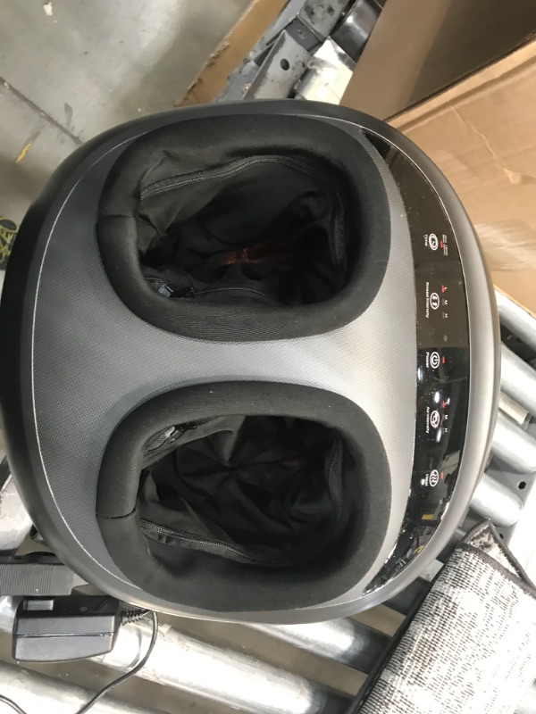 Photo 3 of Triducna TR-50230S Shiatsu Foot Massager Machine with Heat, Remote Control, Deep Kneading, Rolling and Air Compression
