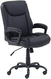 Photo 1 of **MISSING PARTS** PARTS ONLY** Amazon Basics Classic Puresoft Padded Mid-Back Office Computer Desk Chair with Armrest - Black
